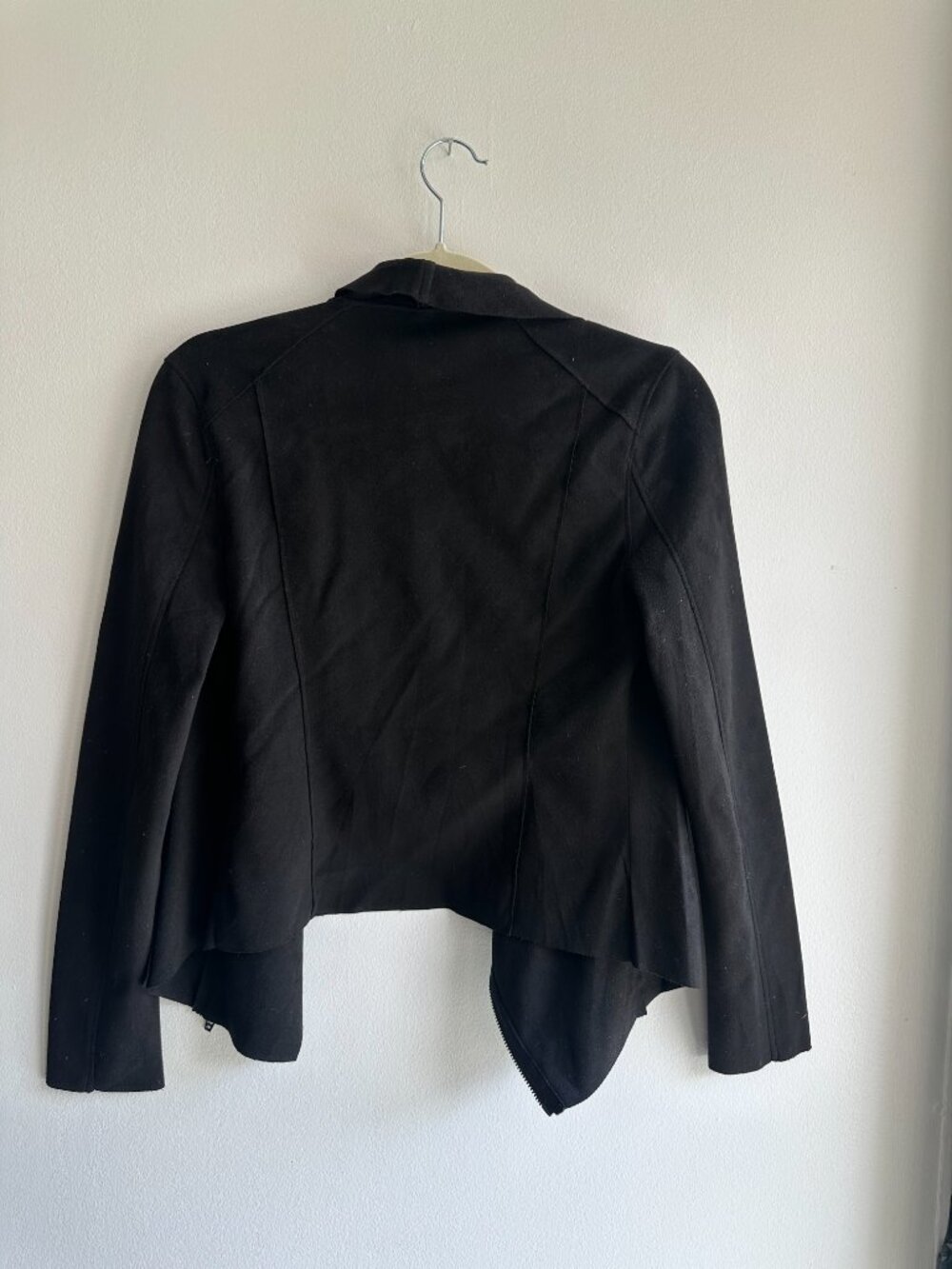 BLANKNYC Faux Suede Drape Front Jacket XS - Picture 3 of 3
